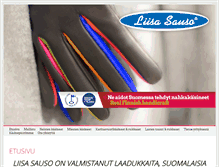 Tablet Screenshot of liisasauso.fi